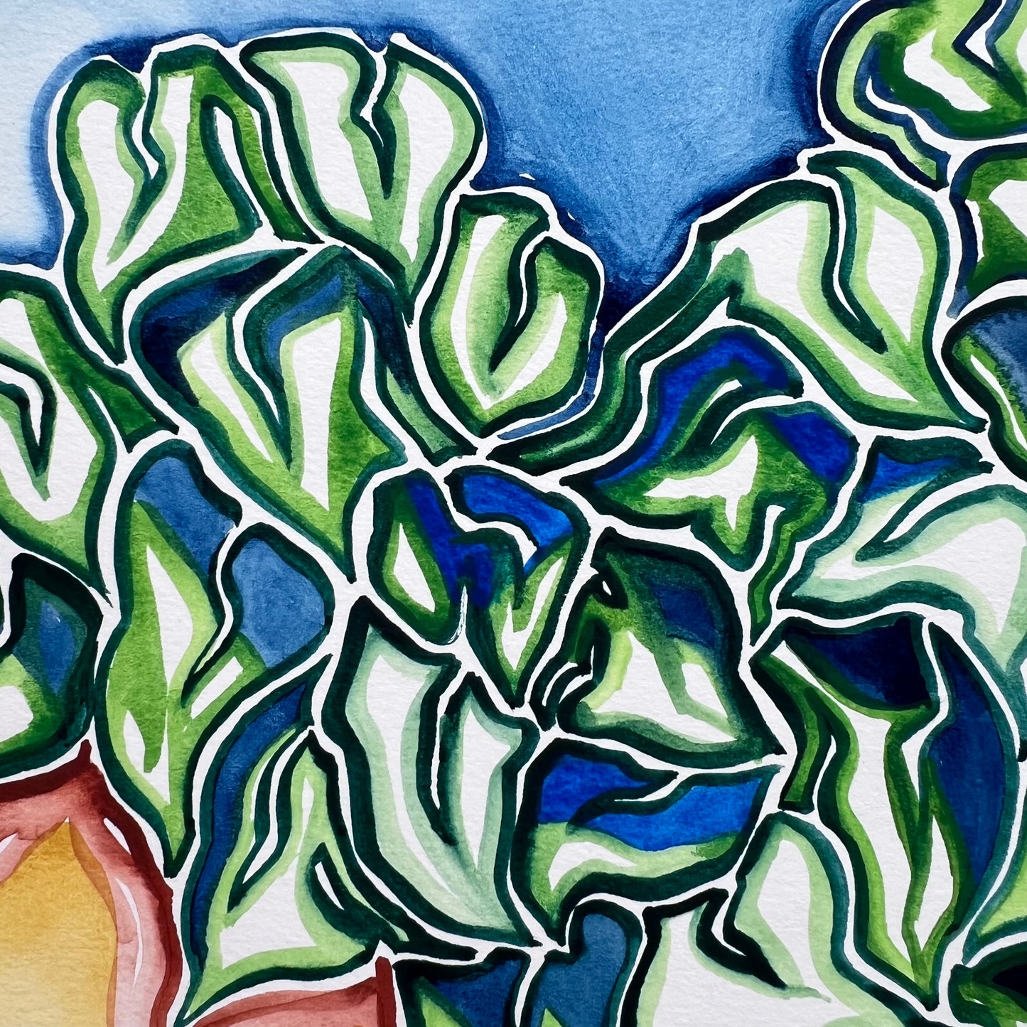 Leaves Heart Illustration