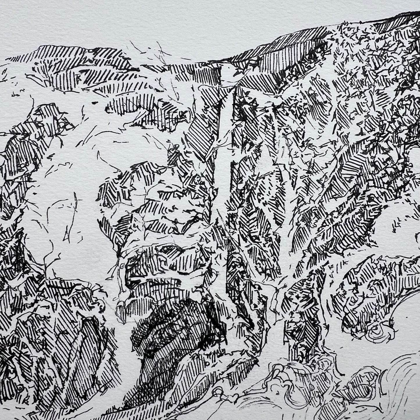 Landscape Abstraction Illustration