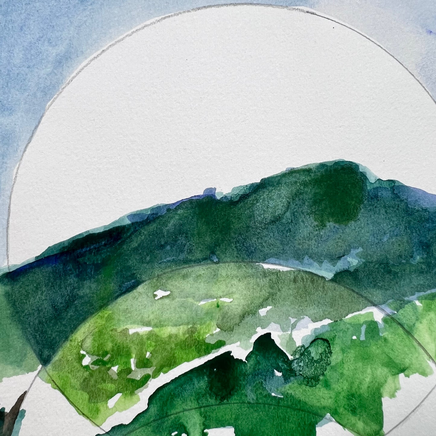 Sketchbook Process Watercolor