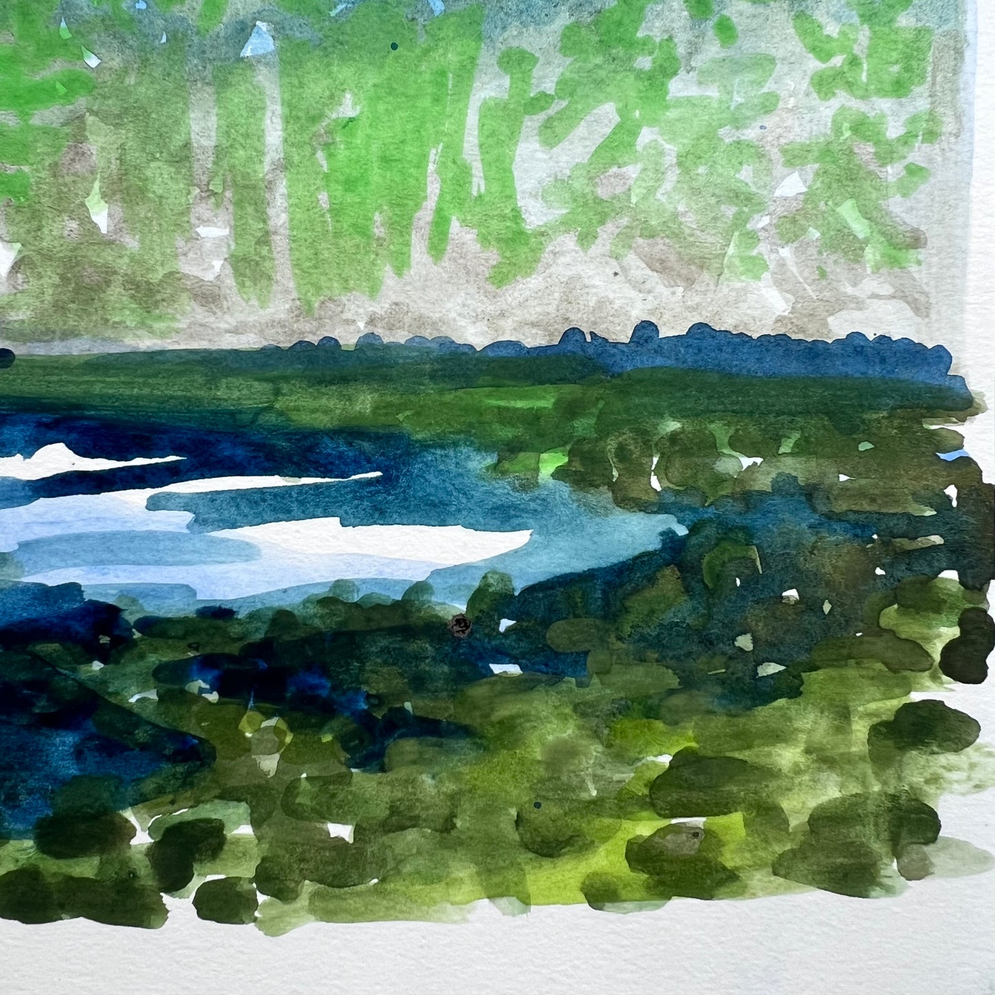 Pond Plein Air Study