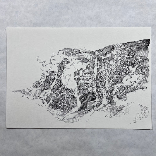 Landscape Abstraction Illustration