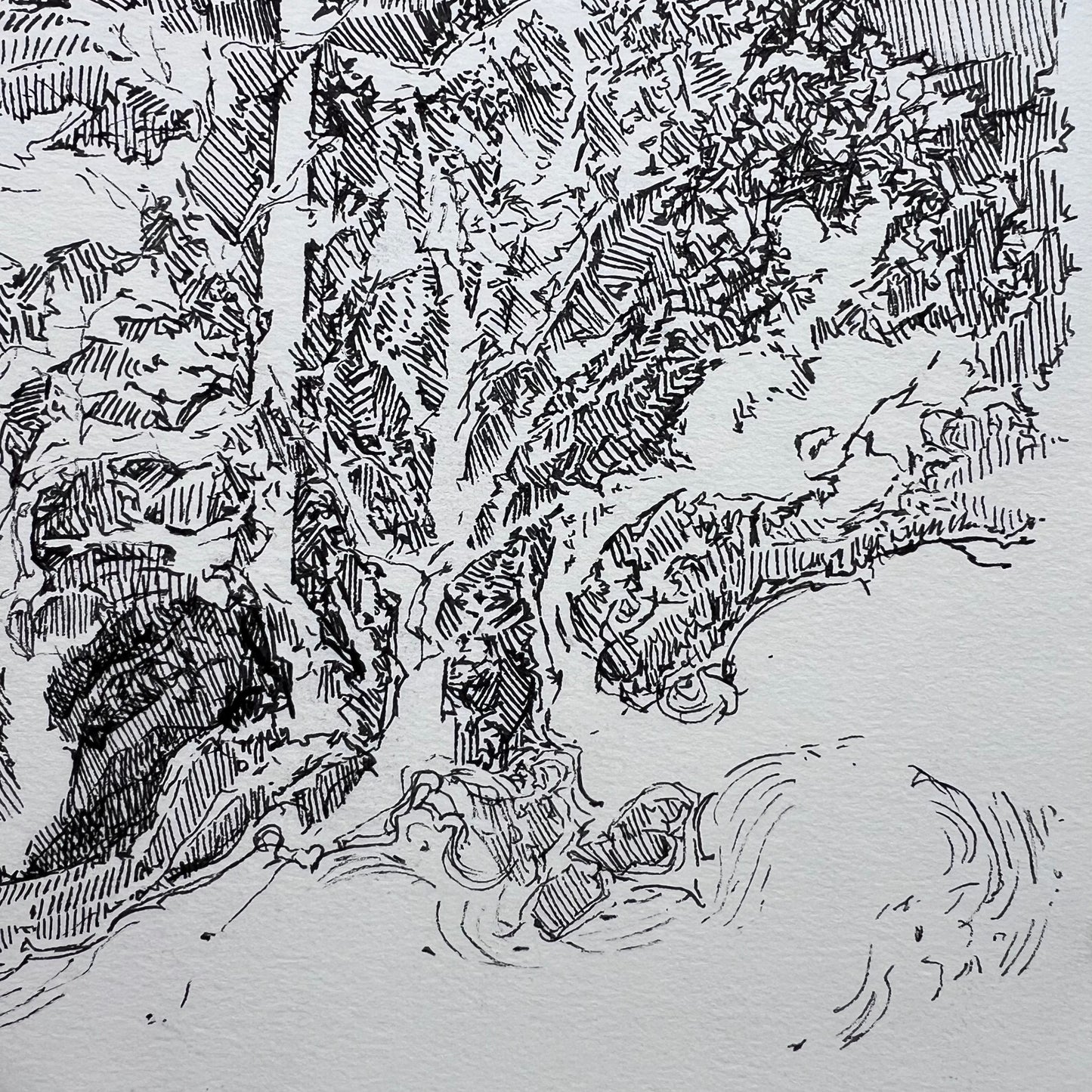 Landscape Abstraction Illustration