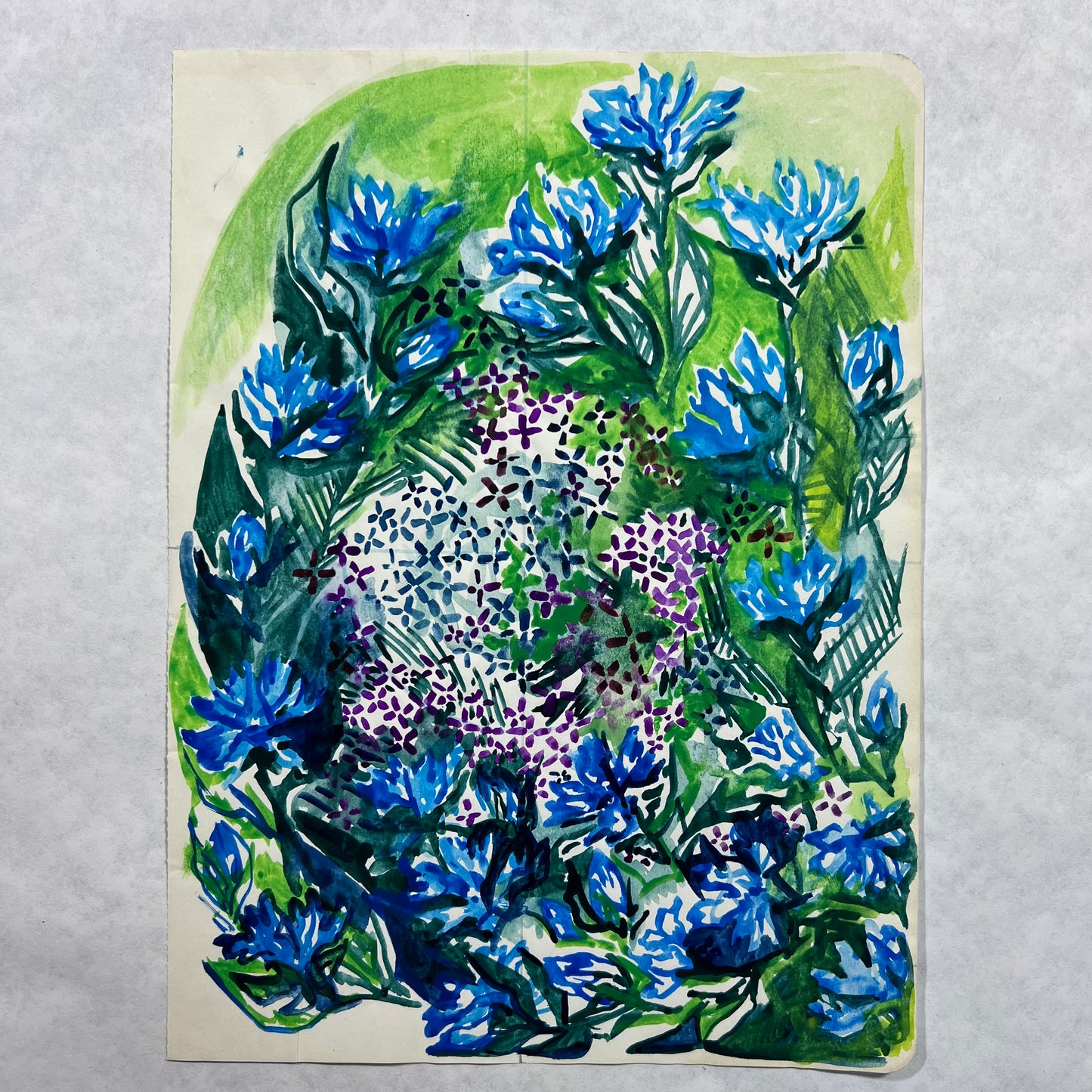 Sketchbook Watercolor Floral Pages