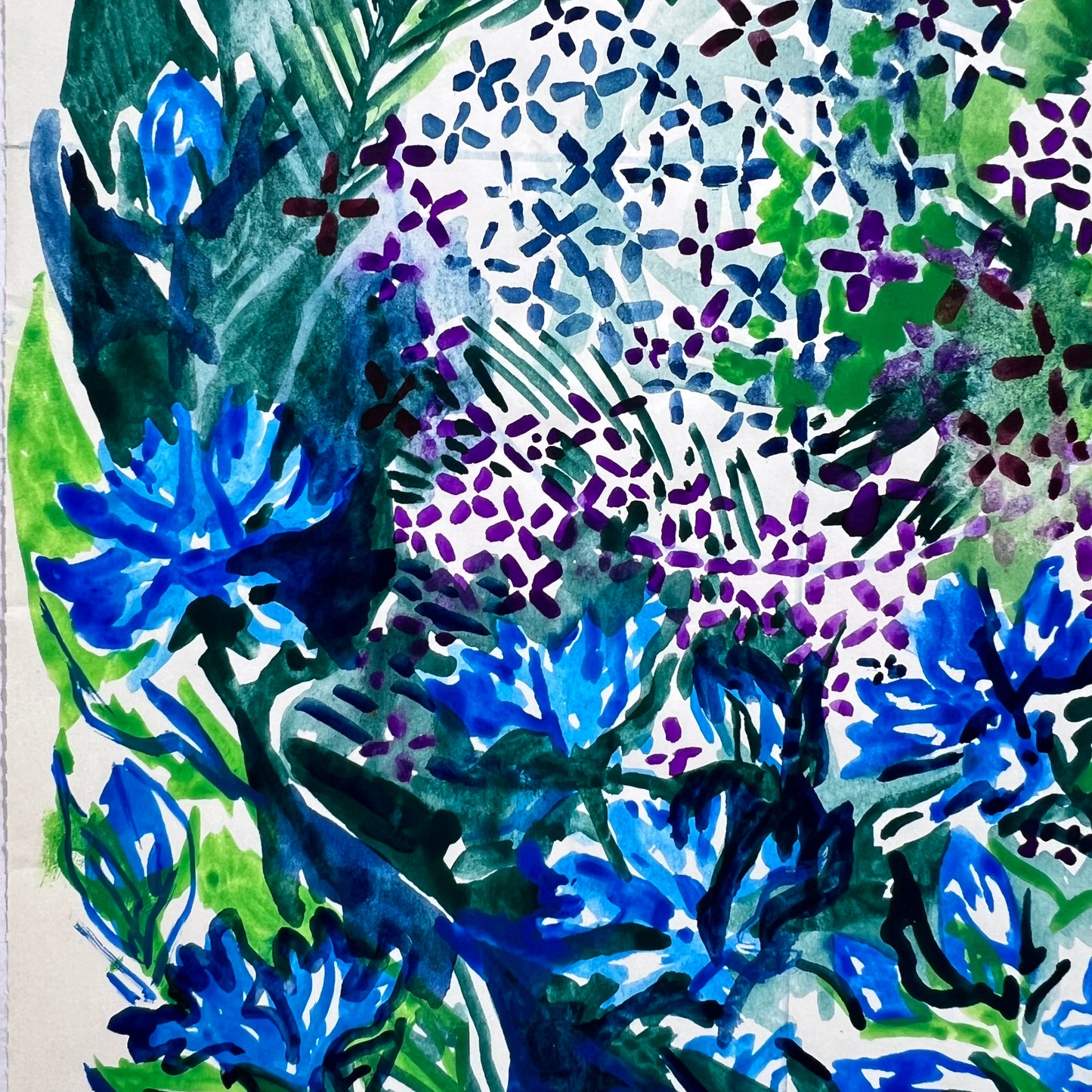 Sketchbook Watercolor Floral Pages