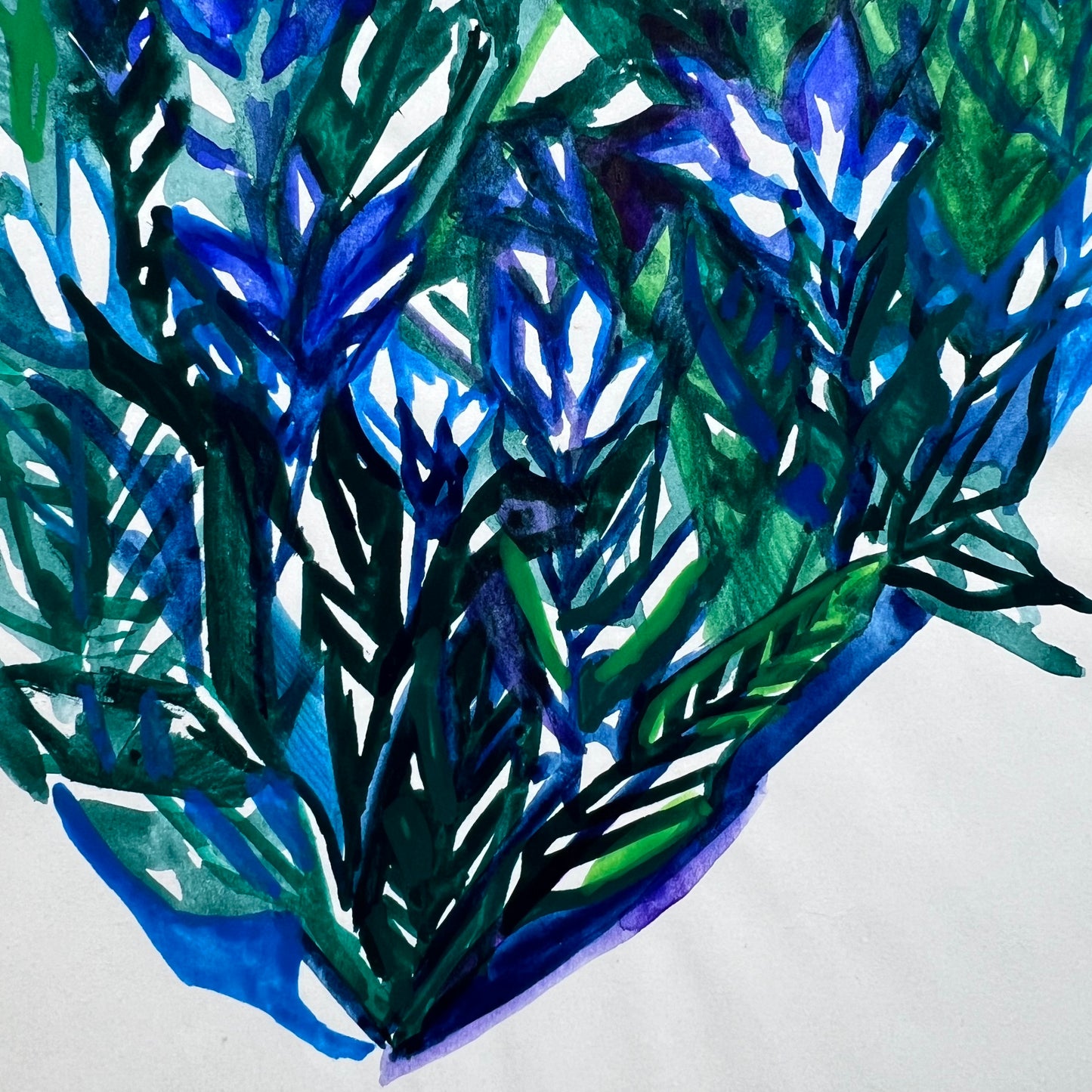 Sketchbook Watercolor Floral Pages