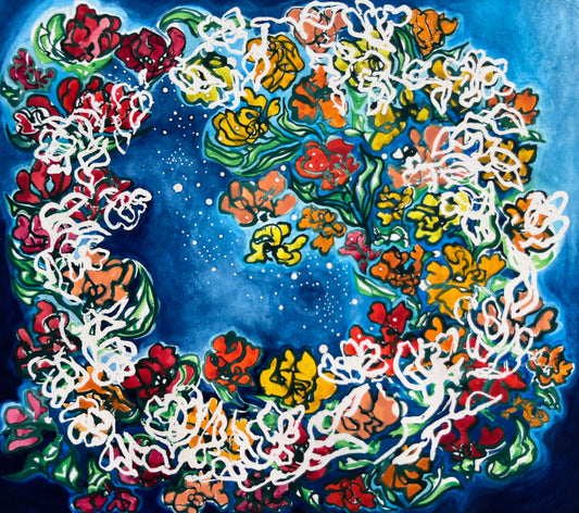 Circular Celestial Floral