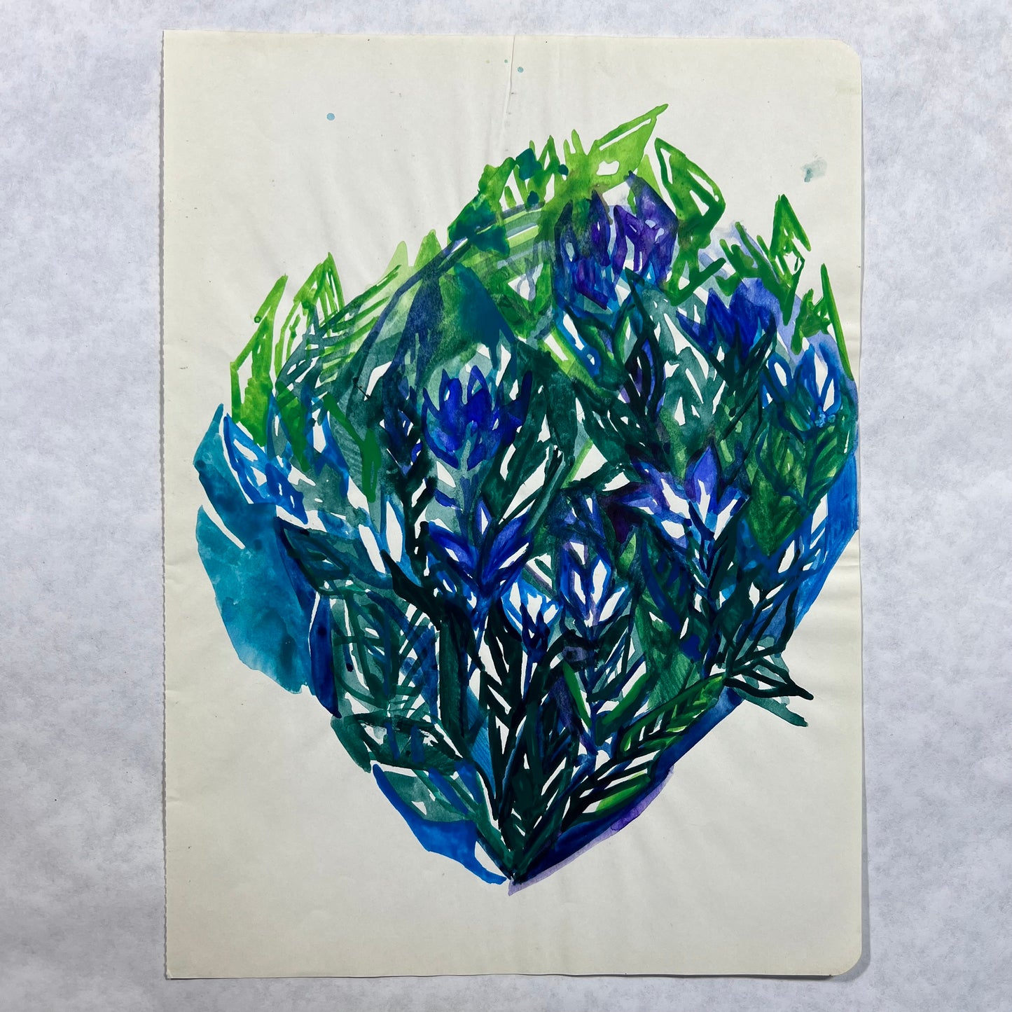 Sketchbook Watercolor Floral Pages