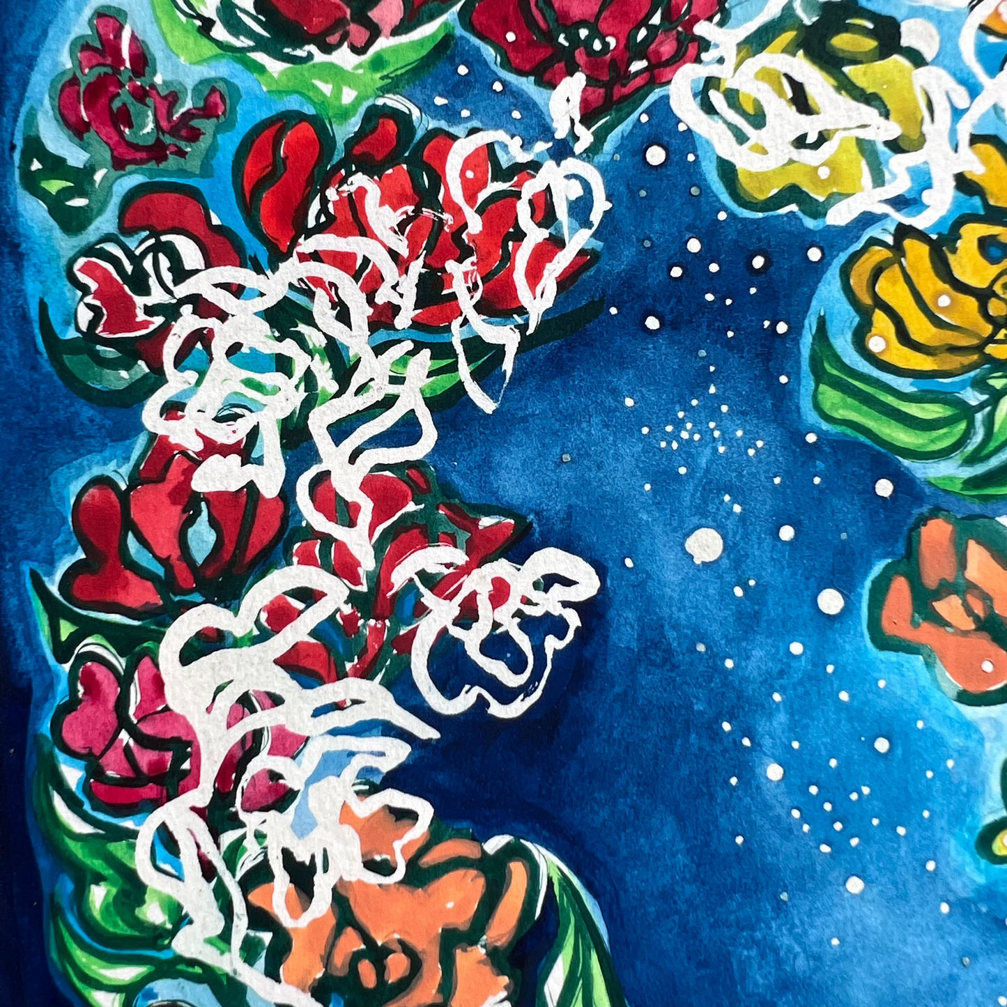 Circular Celestial Floral