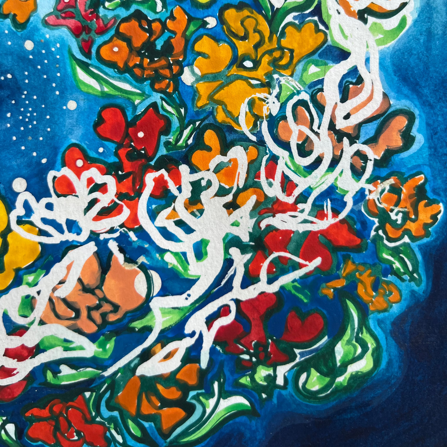 Circular Celestial Floral