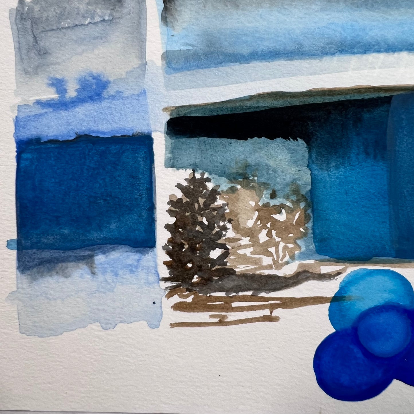 Sketchbook Process Watercolor