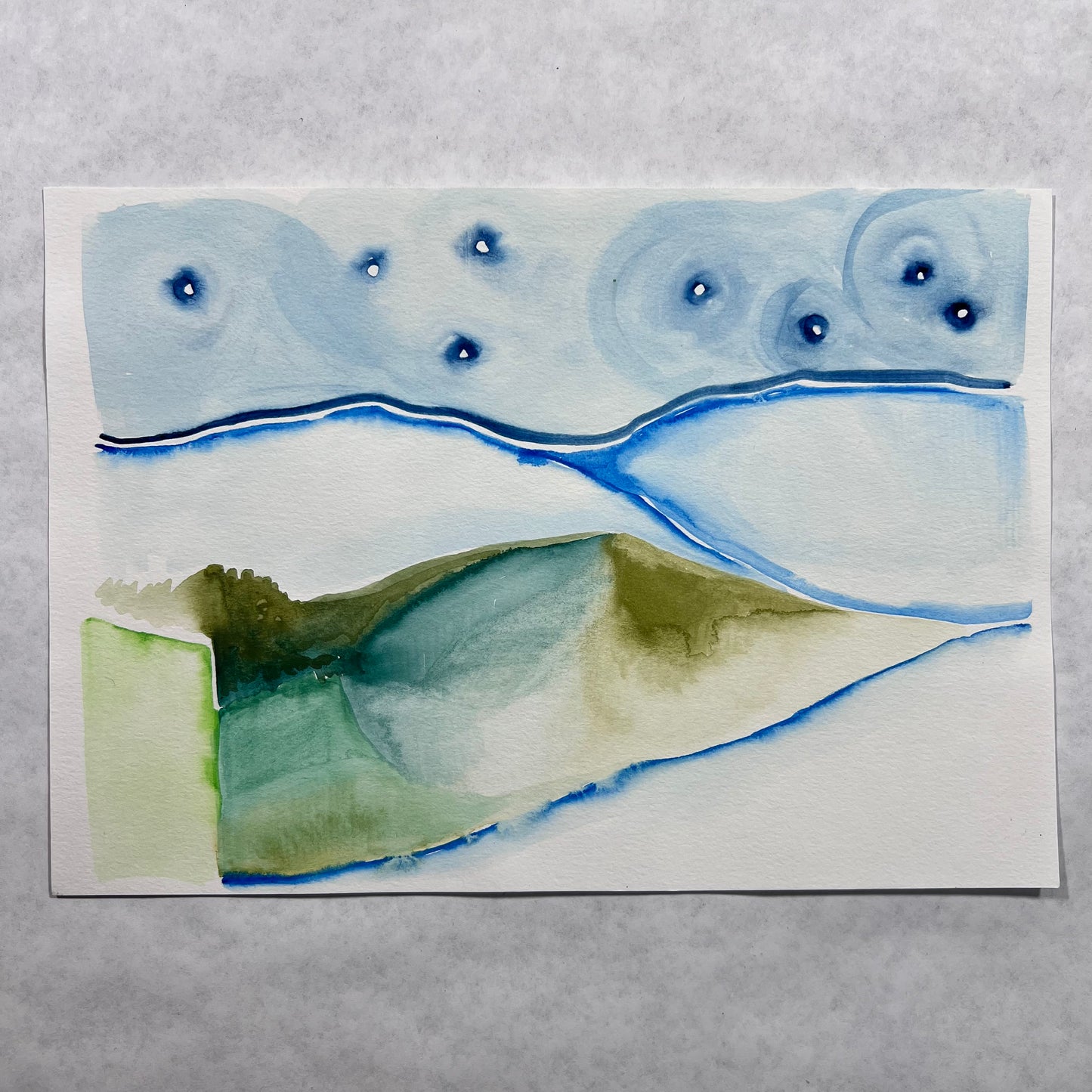 Sketchbook Process Watercolor