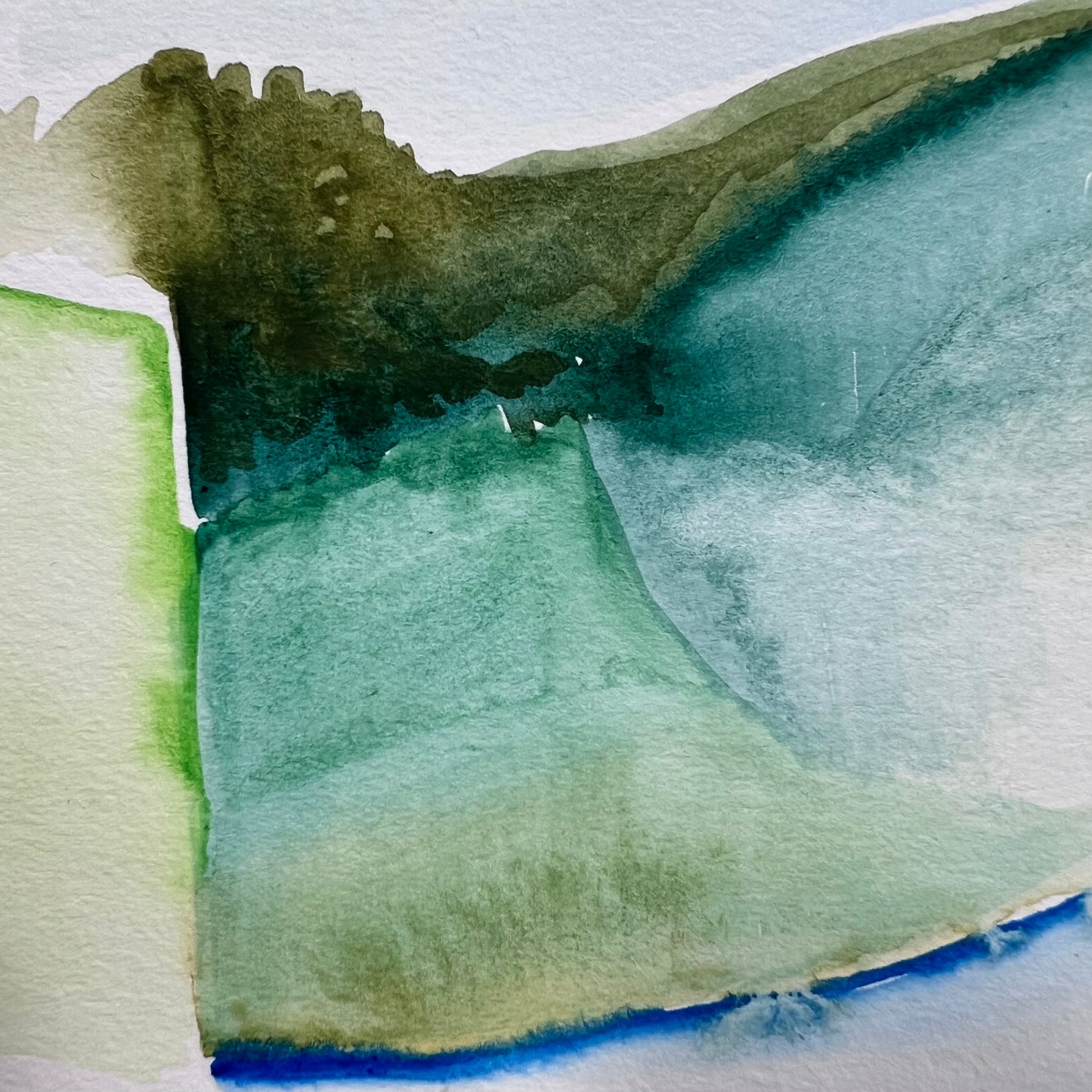 Sketchbook Process Watercolor