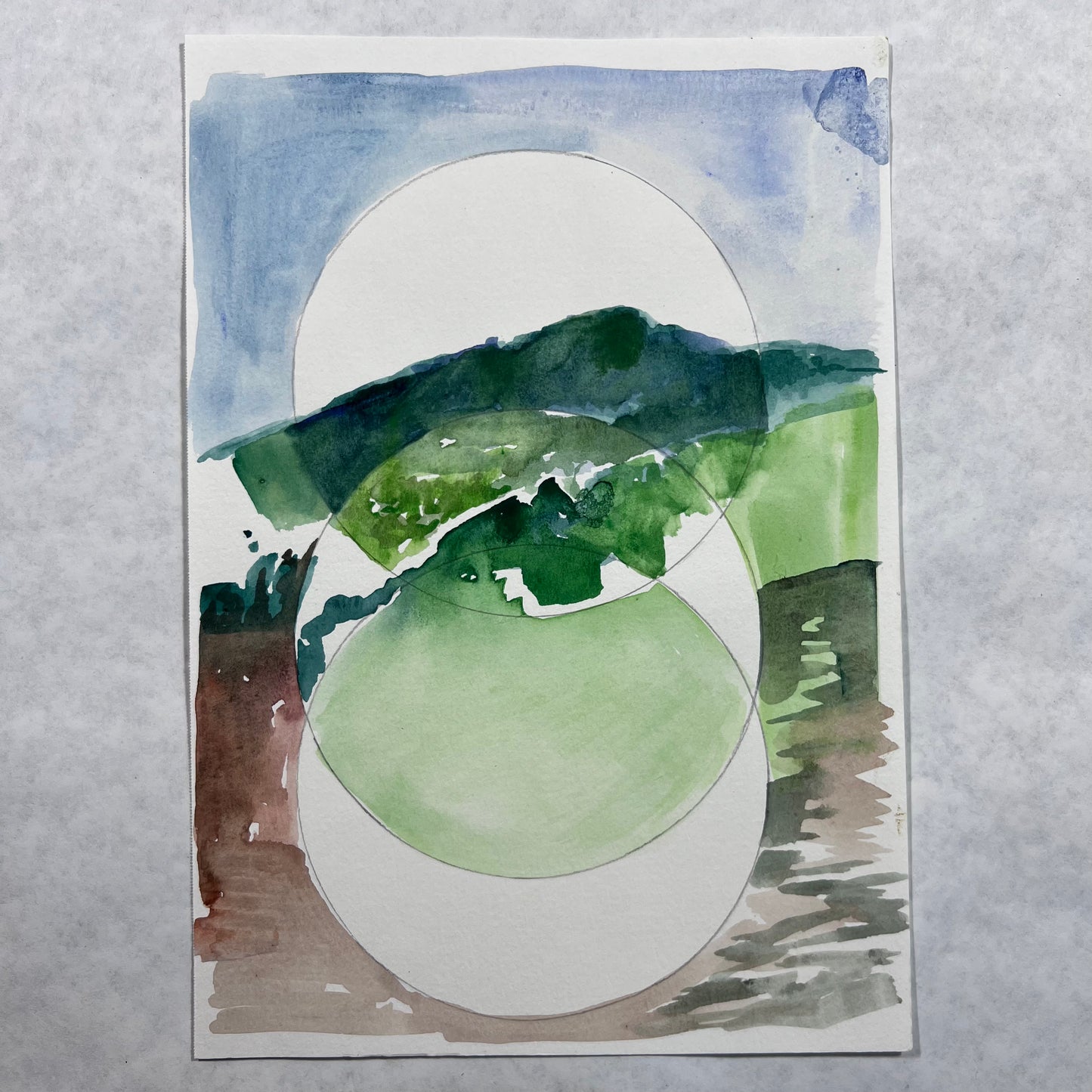 Sketchbook Process Watercolor