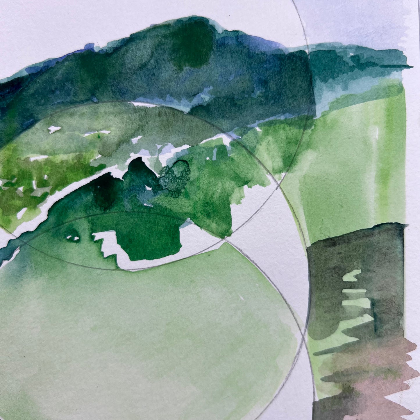 Sketchbook Process Watercolor