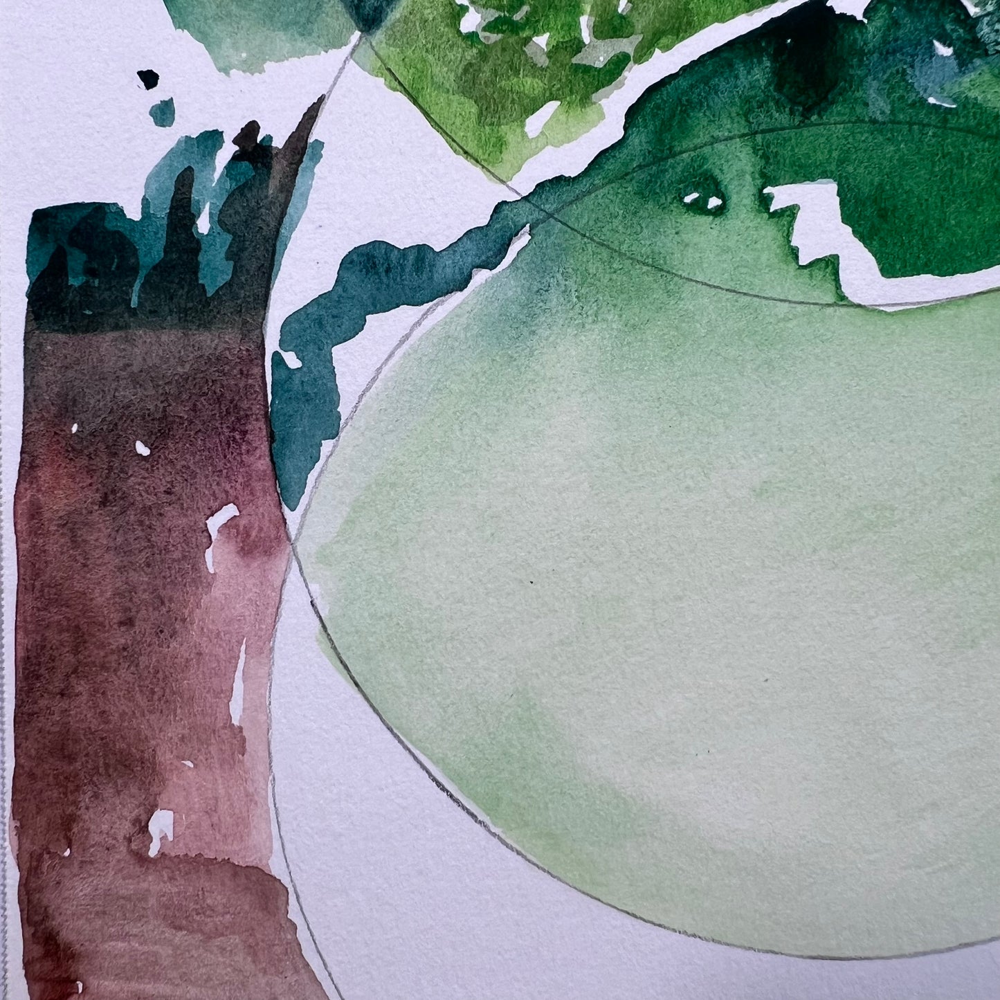 Sketchbook Process Watercolor