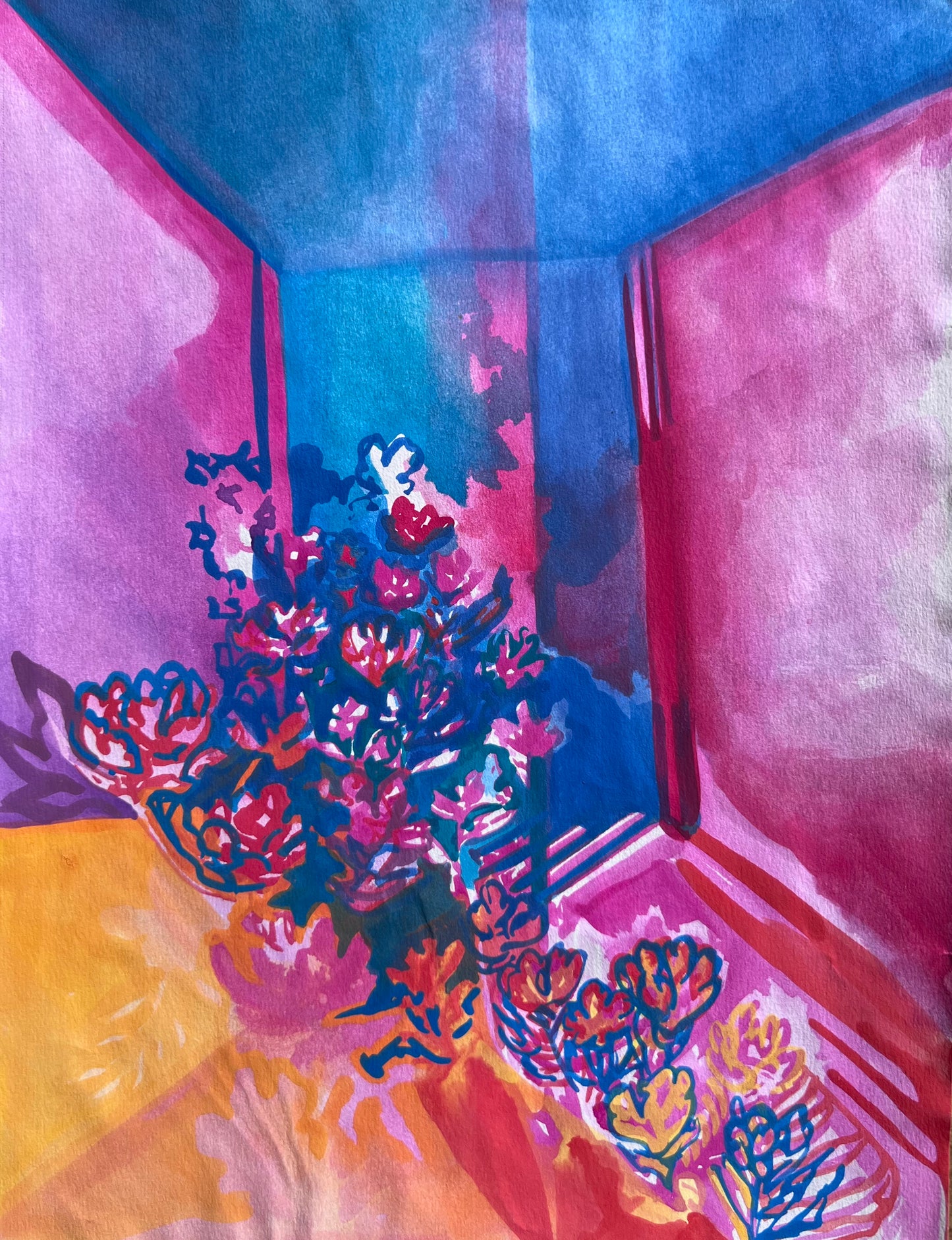 Bright Architectural Floral