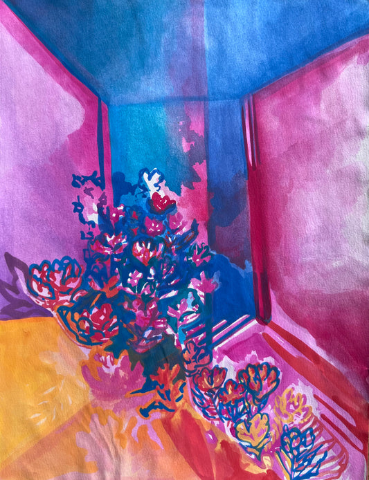 Bright Architectural Floral