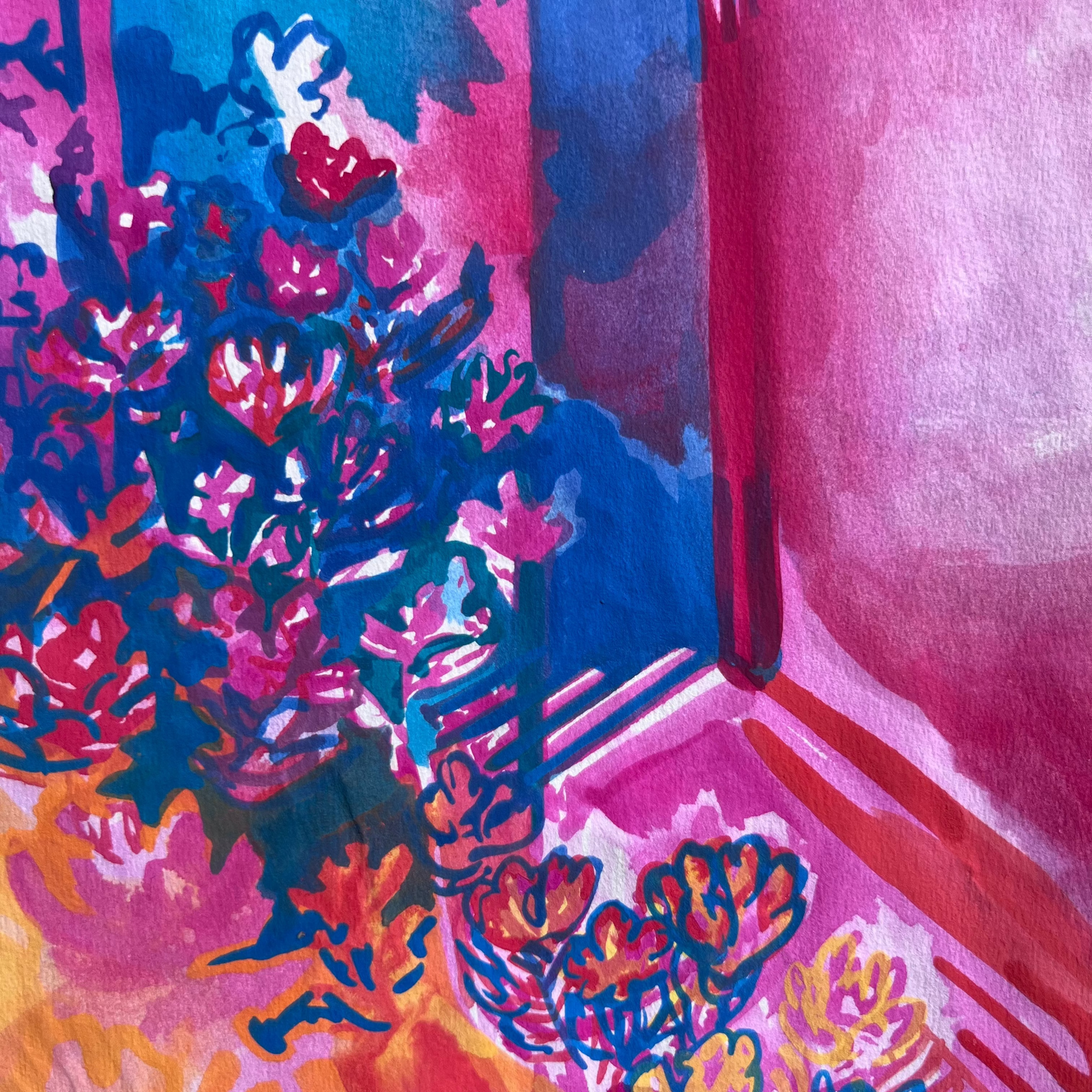 Bright Architectural Floral