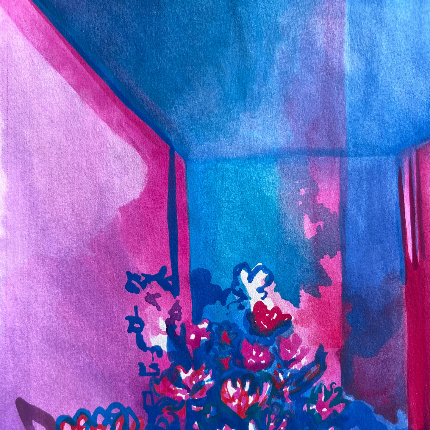 Bright Architectural Floral