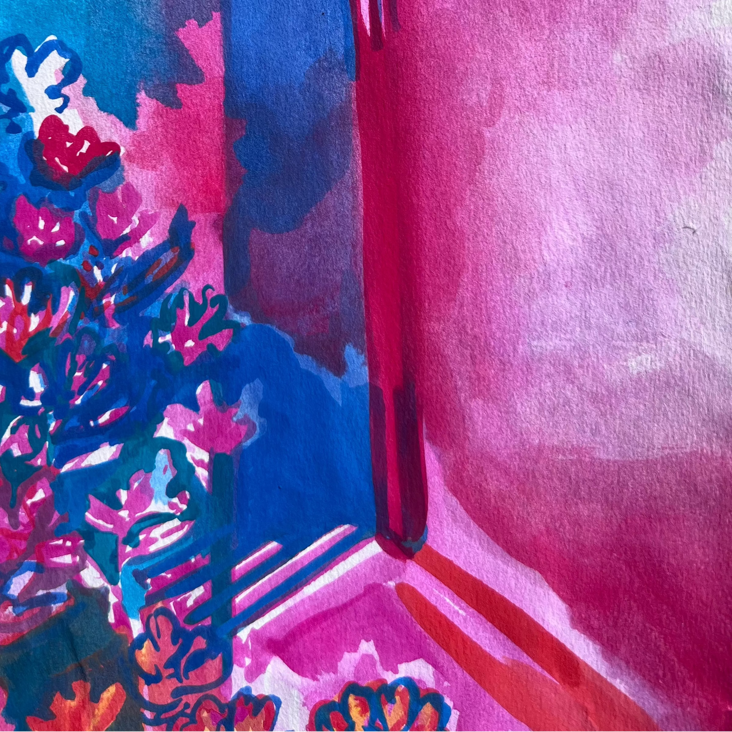 Bright Architectural Floral